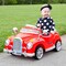 Lil' Rider Red Cruisin Coupe Battery Operated Classic Car with Remote Kids Plays MP3s Ages 2 - 4
